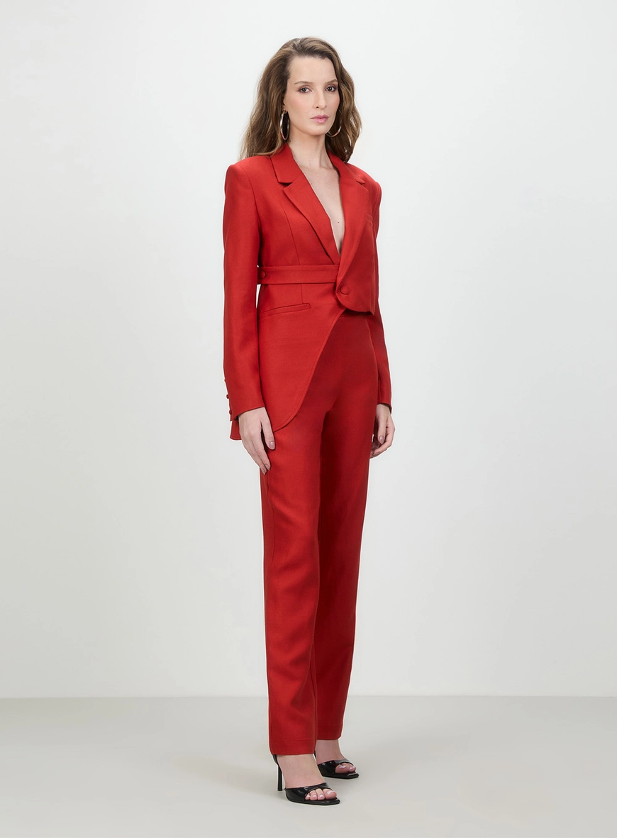 Conjunto Blazer Assimetrico Zaia