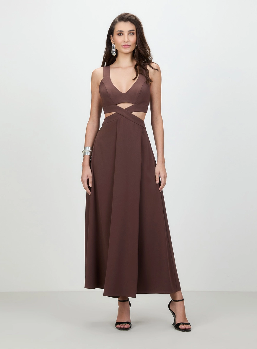 Vestido Midi Faixa