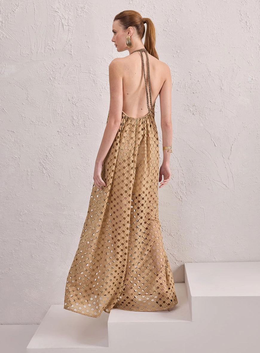 Vestido Longo Frente Única