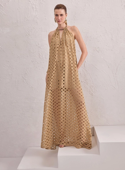 Vestido Longo Frente Única