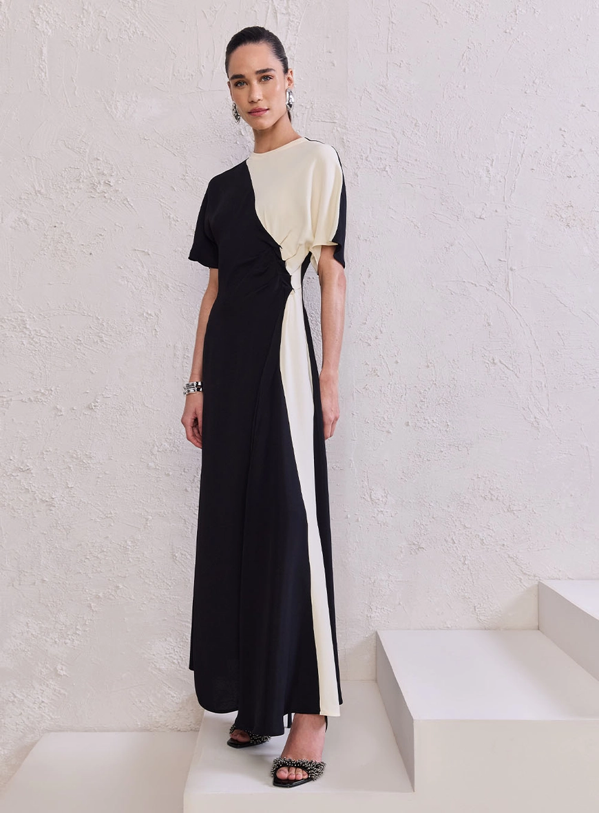 Vestido Bicolor Essence