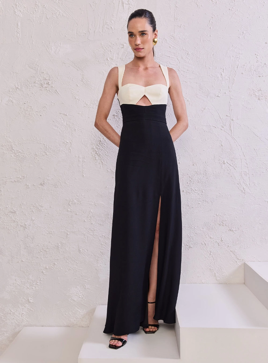 Vestido Longo Power Cut