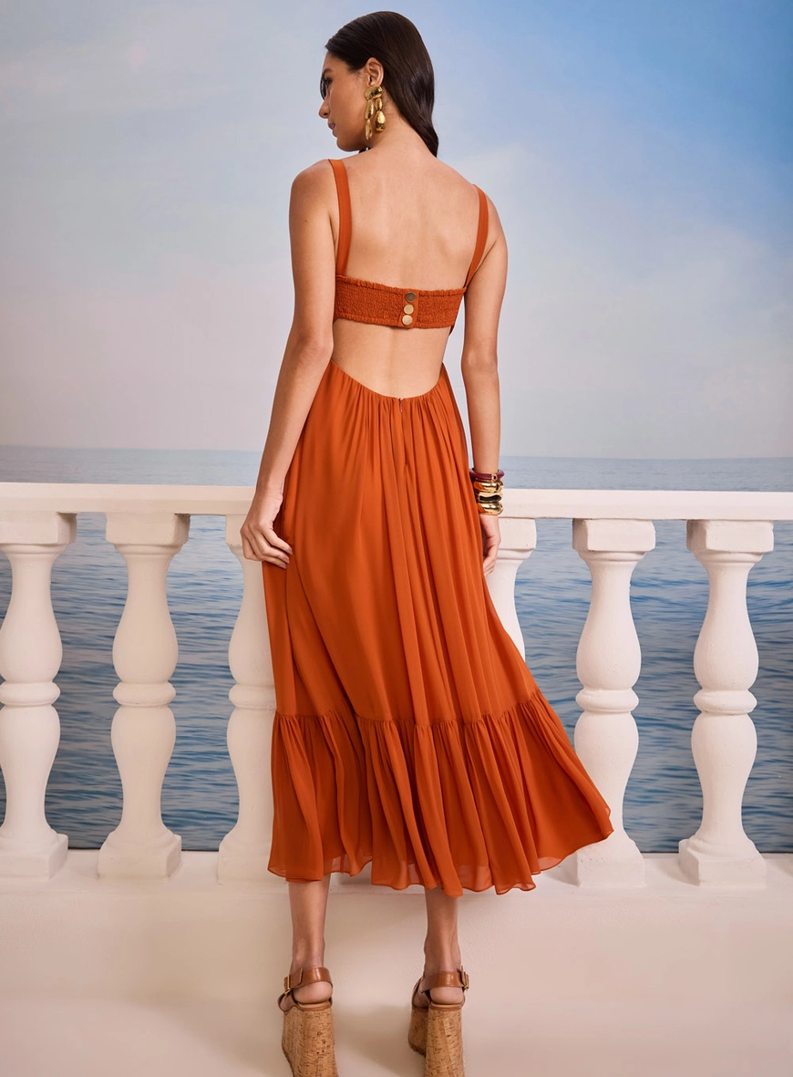 Vestido Midi Argolas