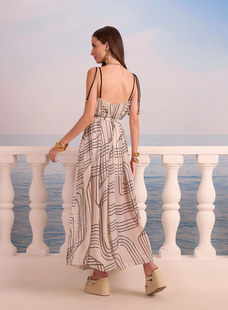 Vestido Maxi Midi Estampado