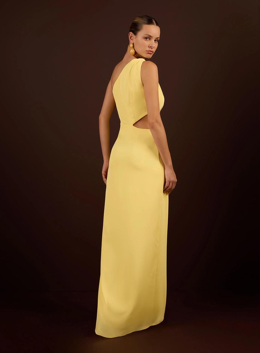 Vestido Longo Cut Out Ombro Só