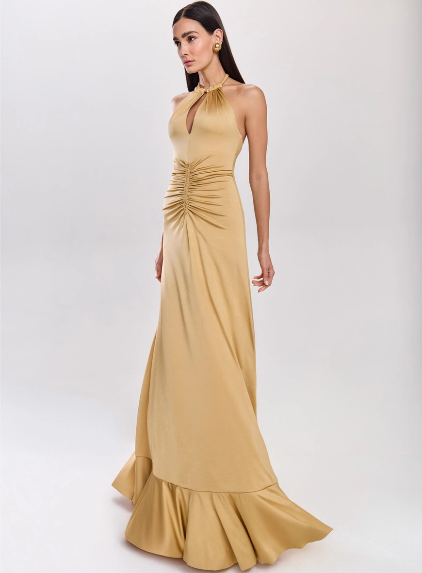 Vestido Longo Jersey Shine