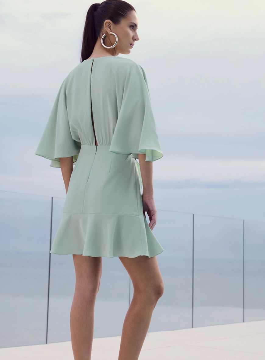 Vestido Trespasse Crepe Fluid