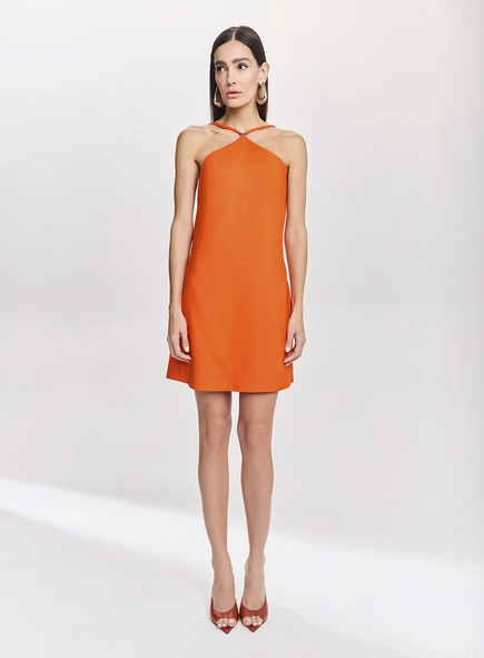 Vestido Curto Linho Ella