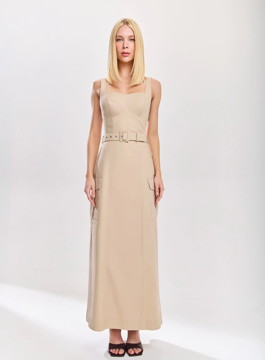 Vestido Midi Compact Chic
