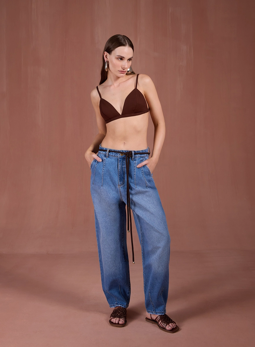 Calça Barrel Jeans