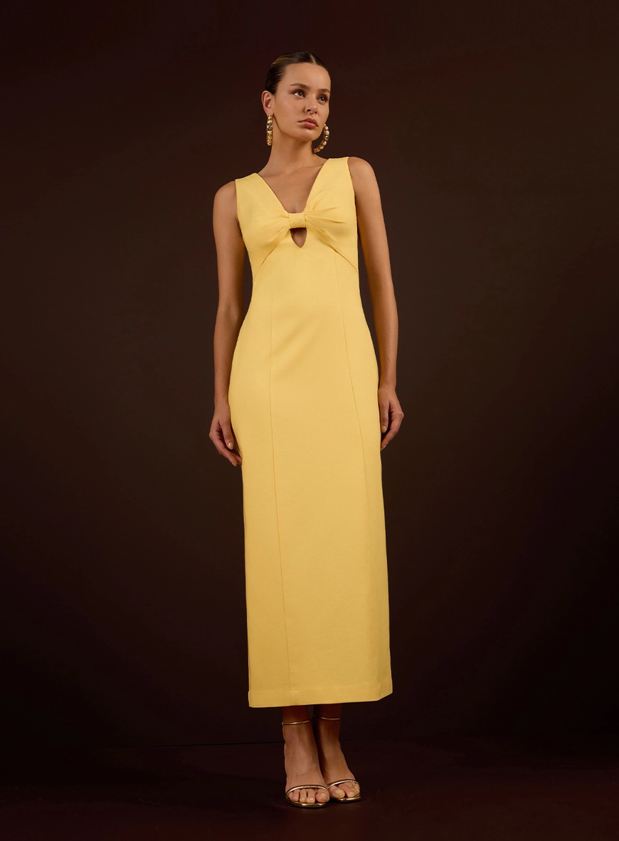 Vestido Maxi Midi Laço