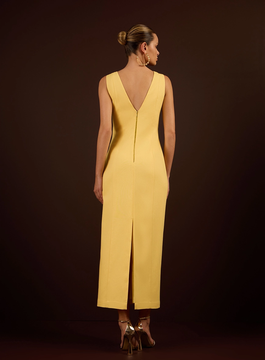Vestido Maxi Midi Laço