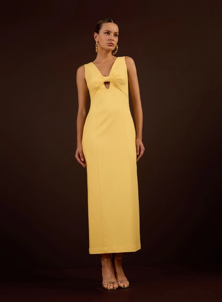 Vestido Maxi Midi Laço