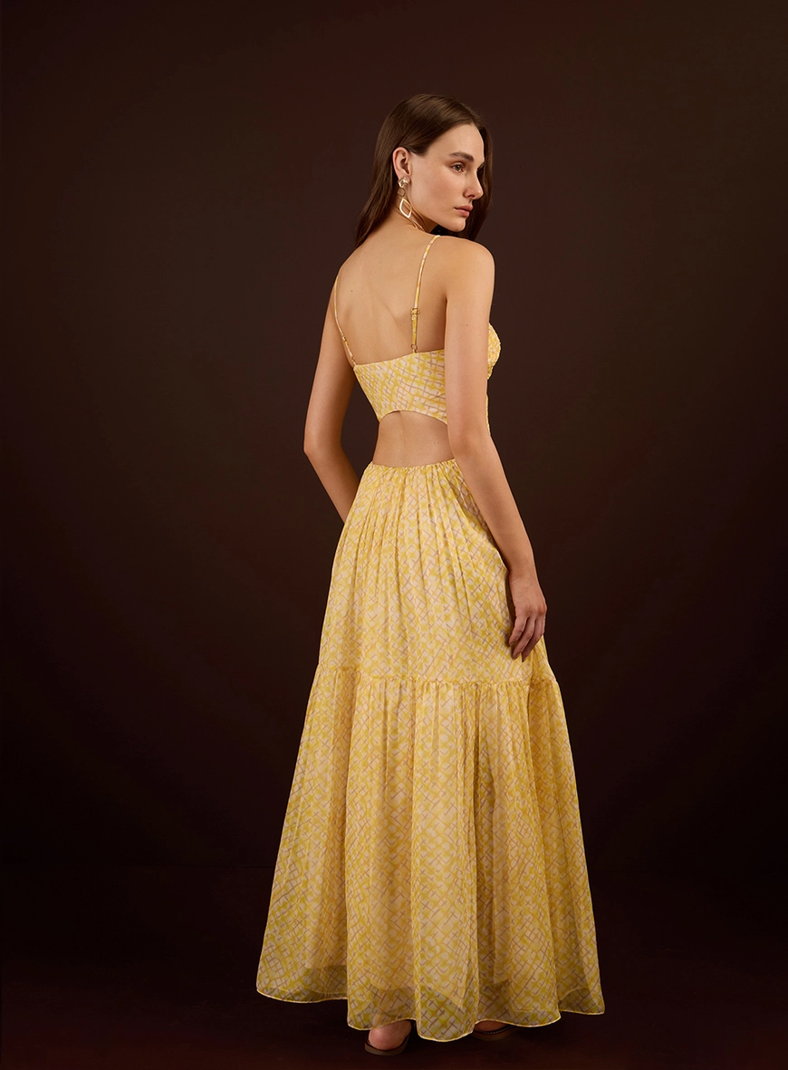 Vestido Estampa Sicília