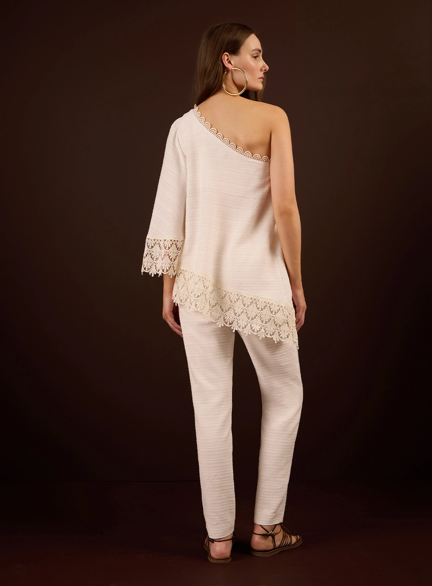 Conjunto Calça E Maxi-túnica Assimétrica