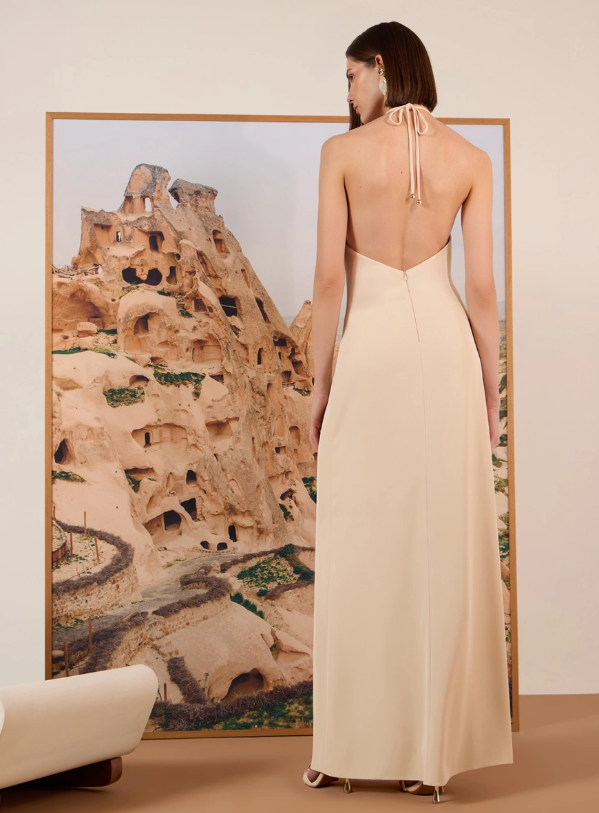 Vestido Longo Frente Ùnica Berlim
