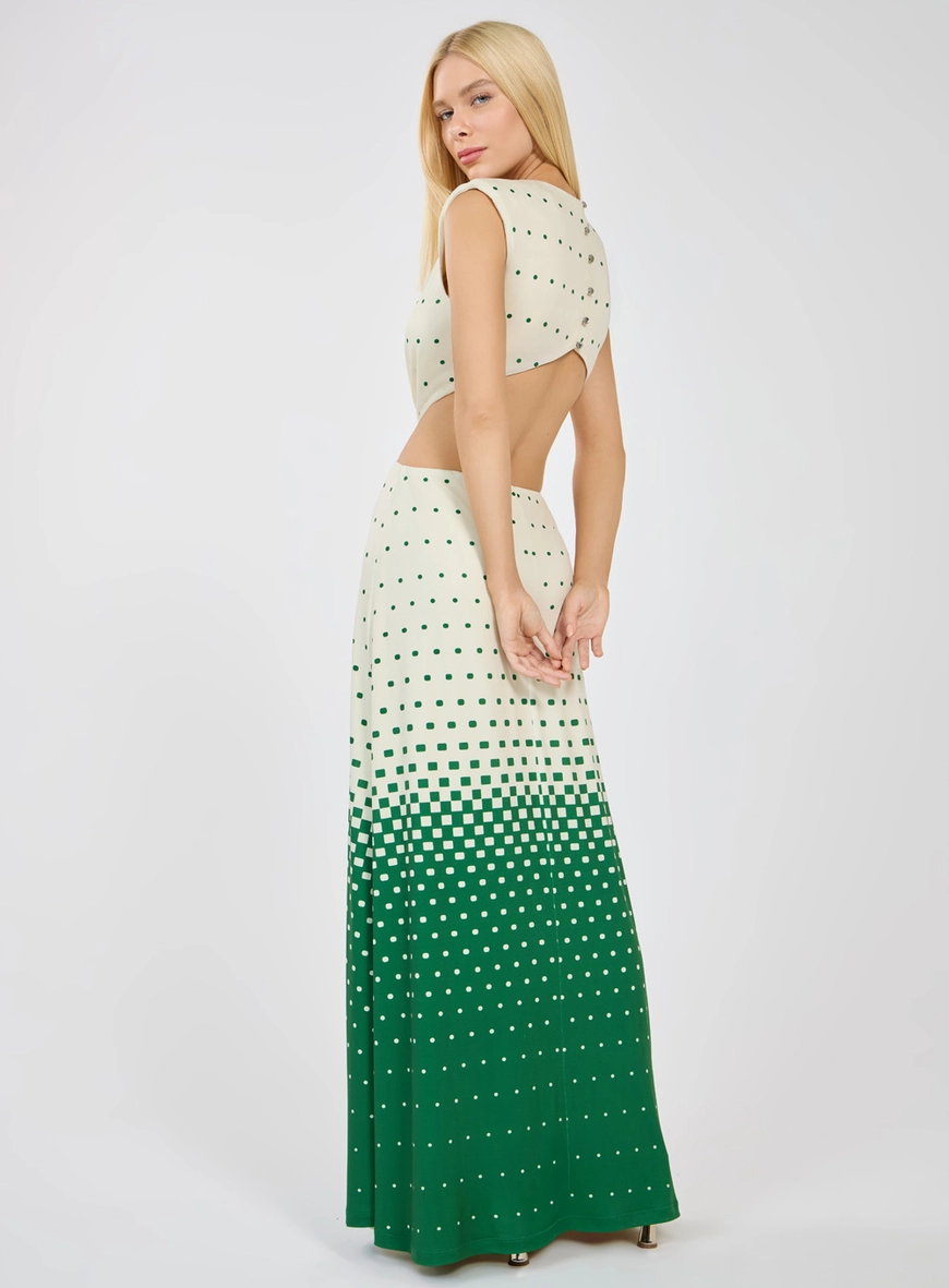 Vestido Longo Cut Out