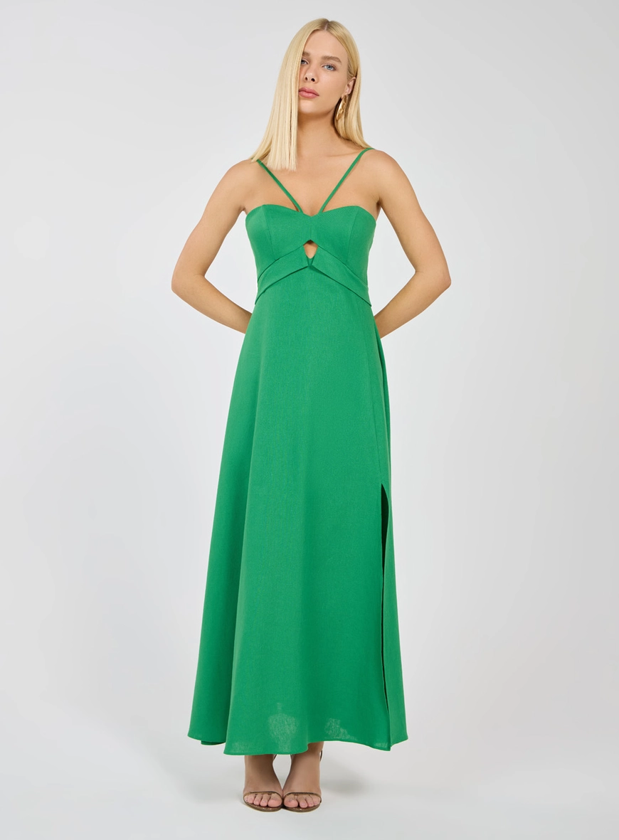 Vestido Longo Fenda
