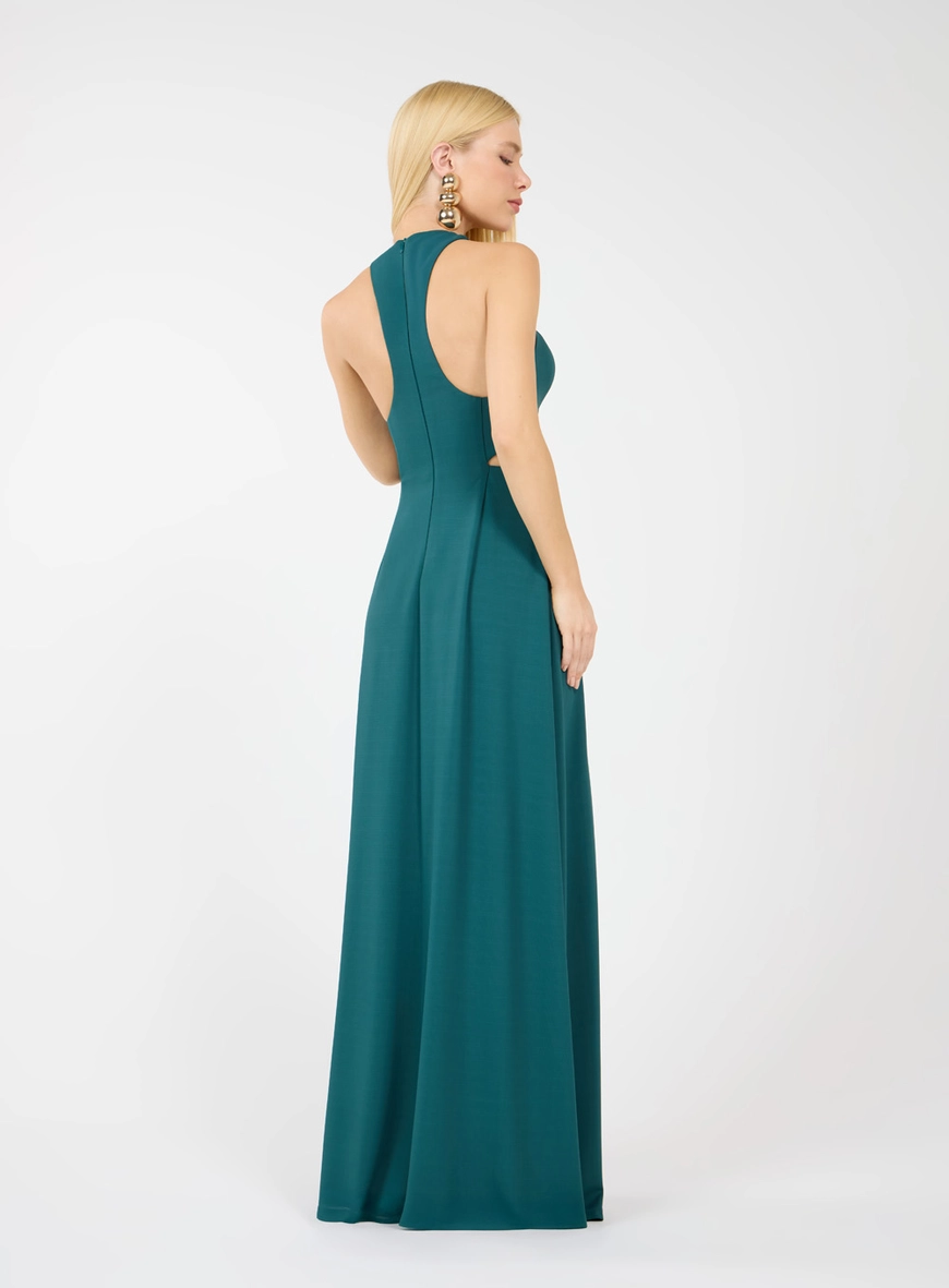 Vestido Longo Decote Fenda