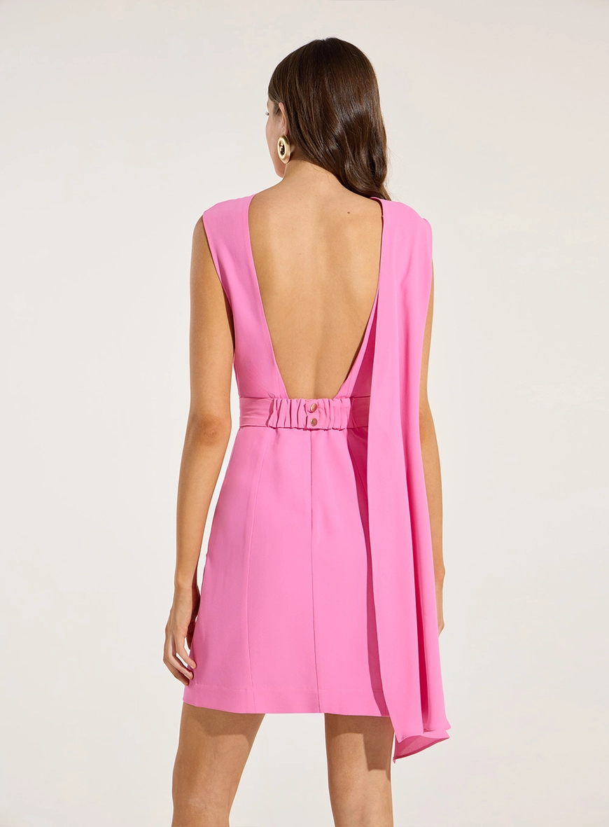 Vestido Curto Sobreposição