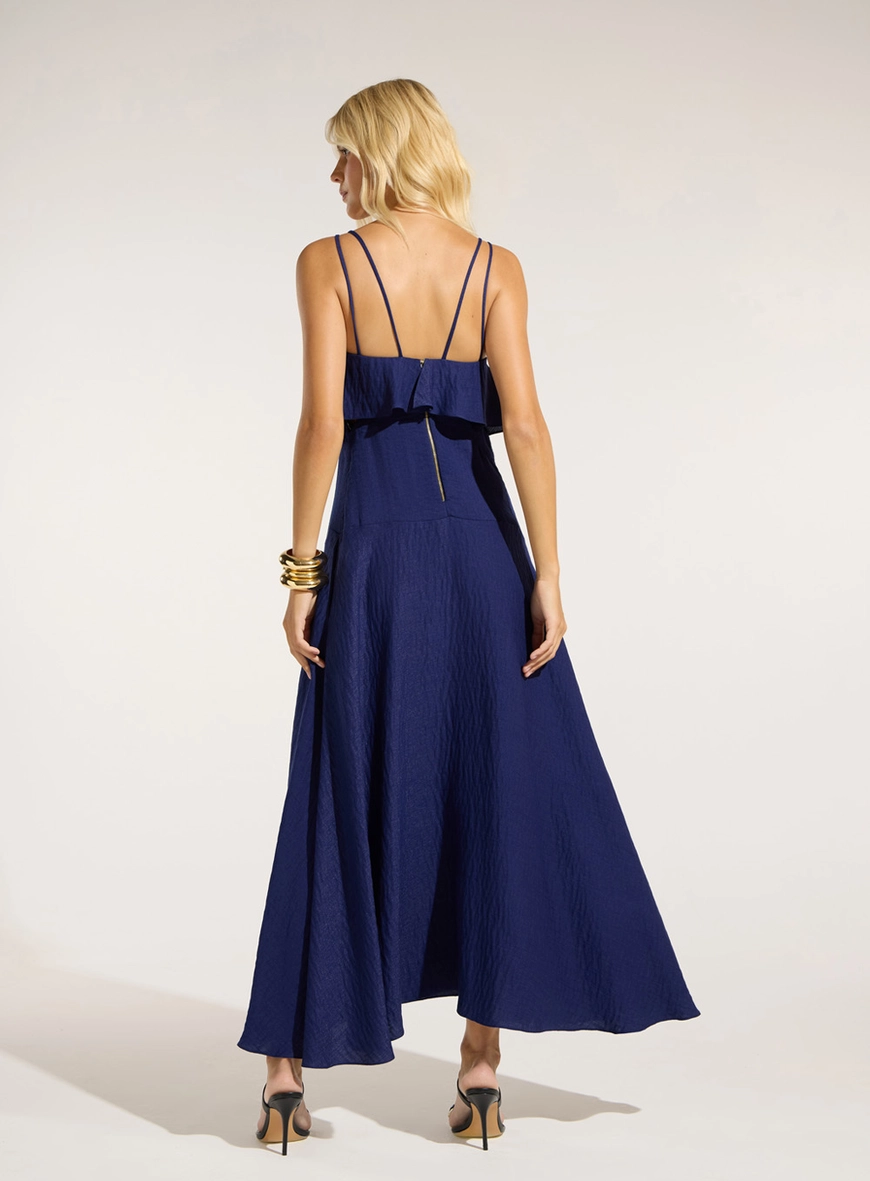 Vestido Midi Babado