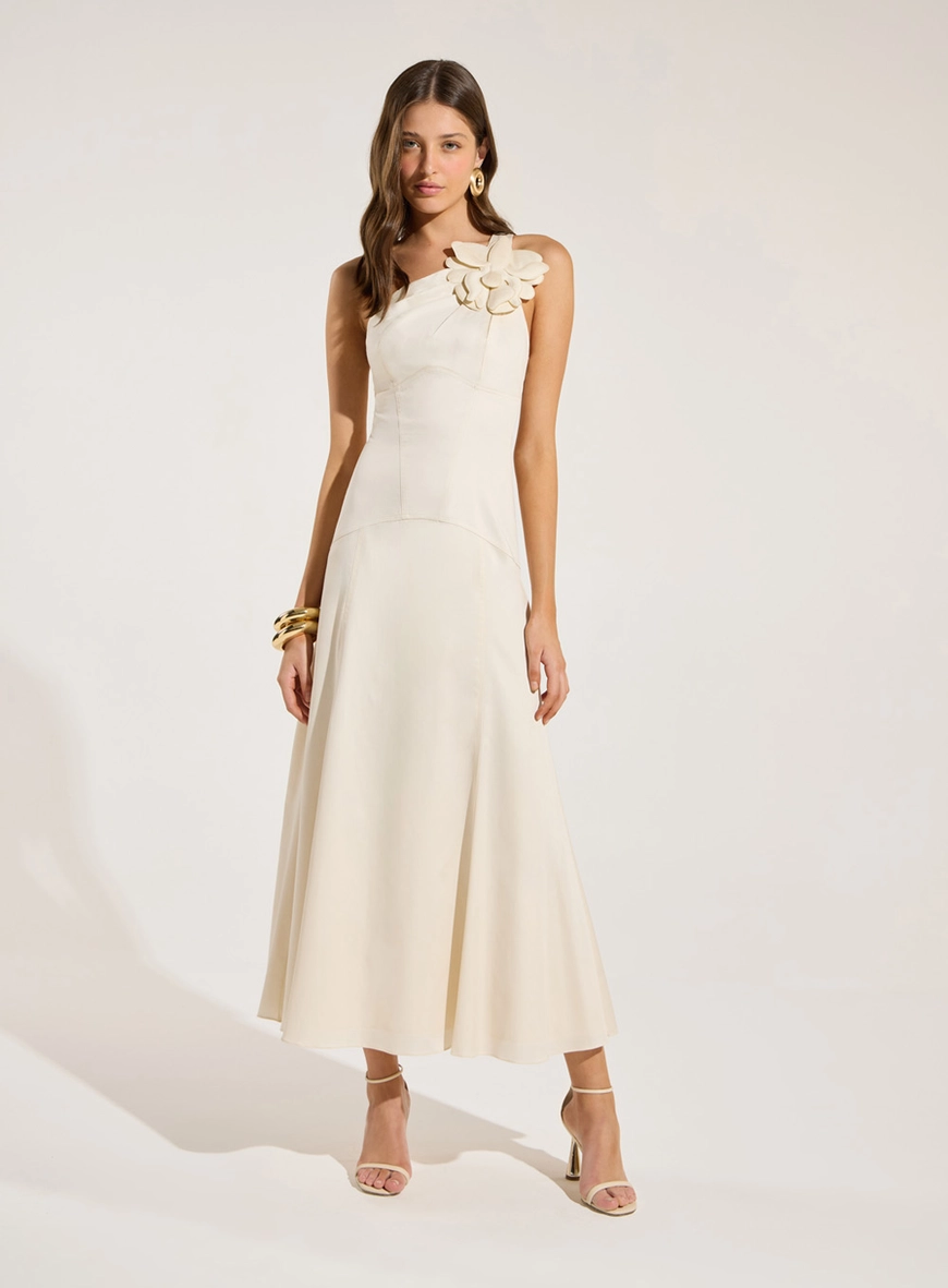 Vestido Maxi Midi Flor