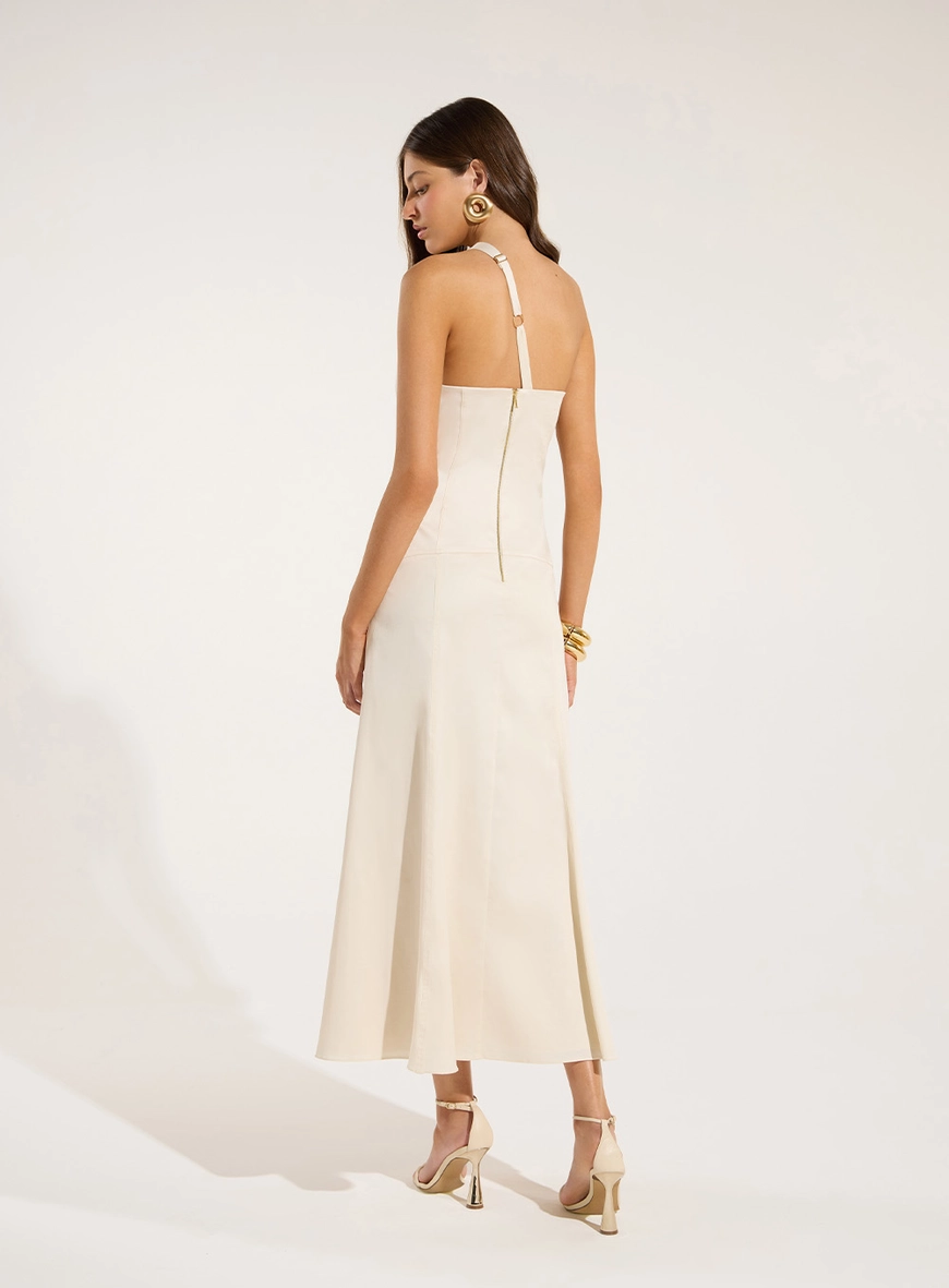 Vestido Maxi Midi Flor