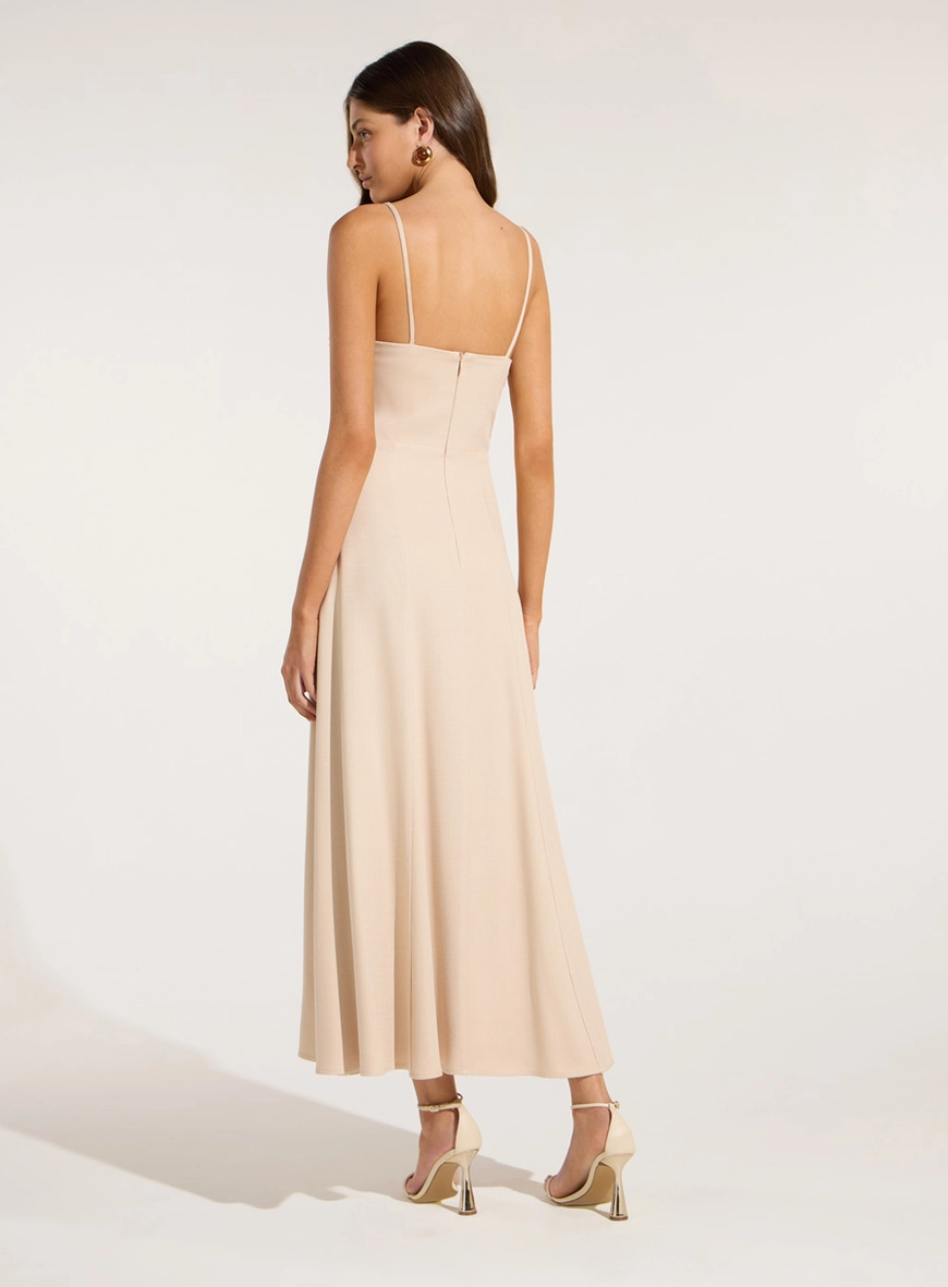 Vestido Midi Drapeado