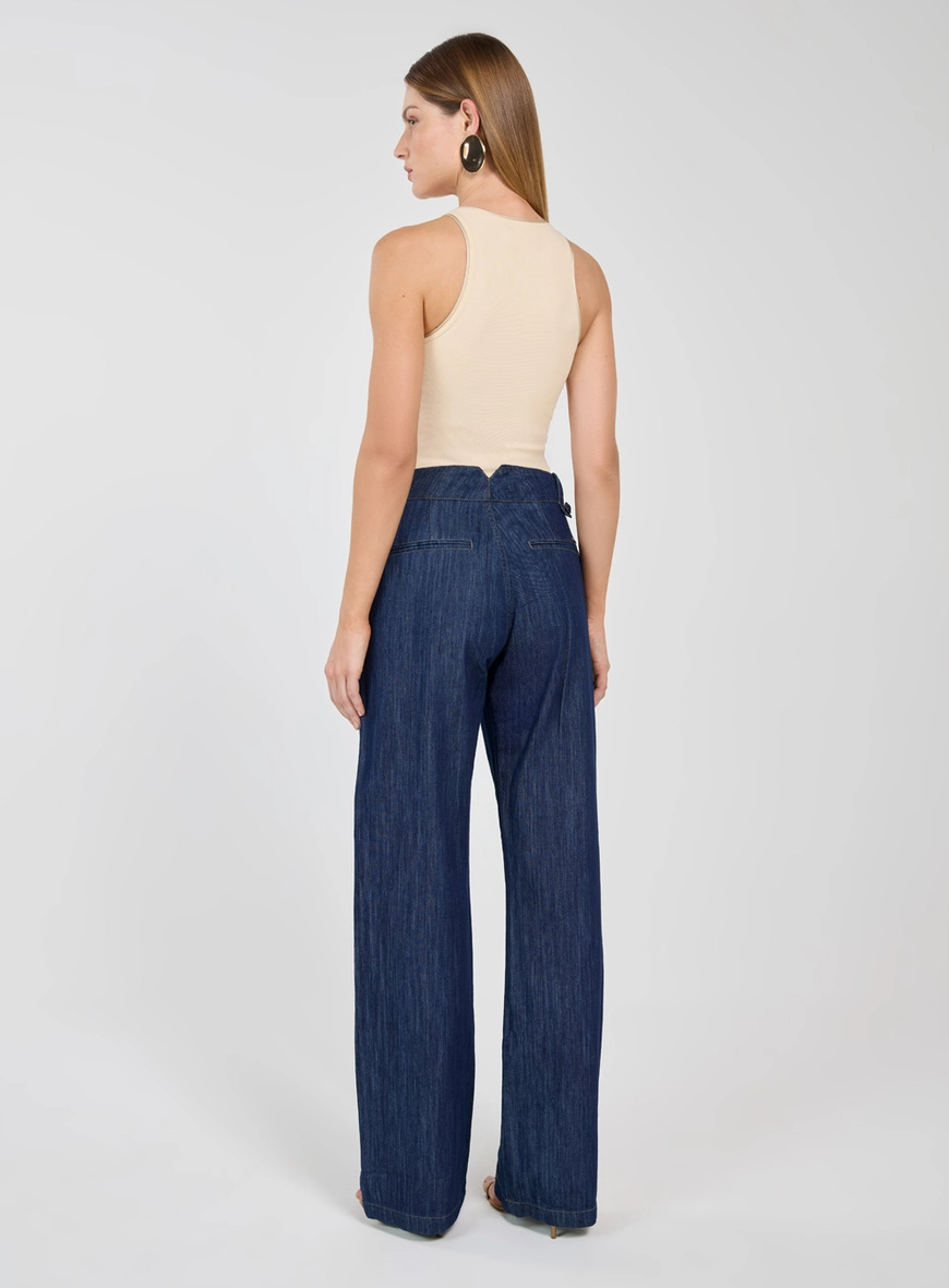 Calça Jeans Reta