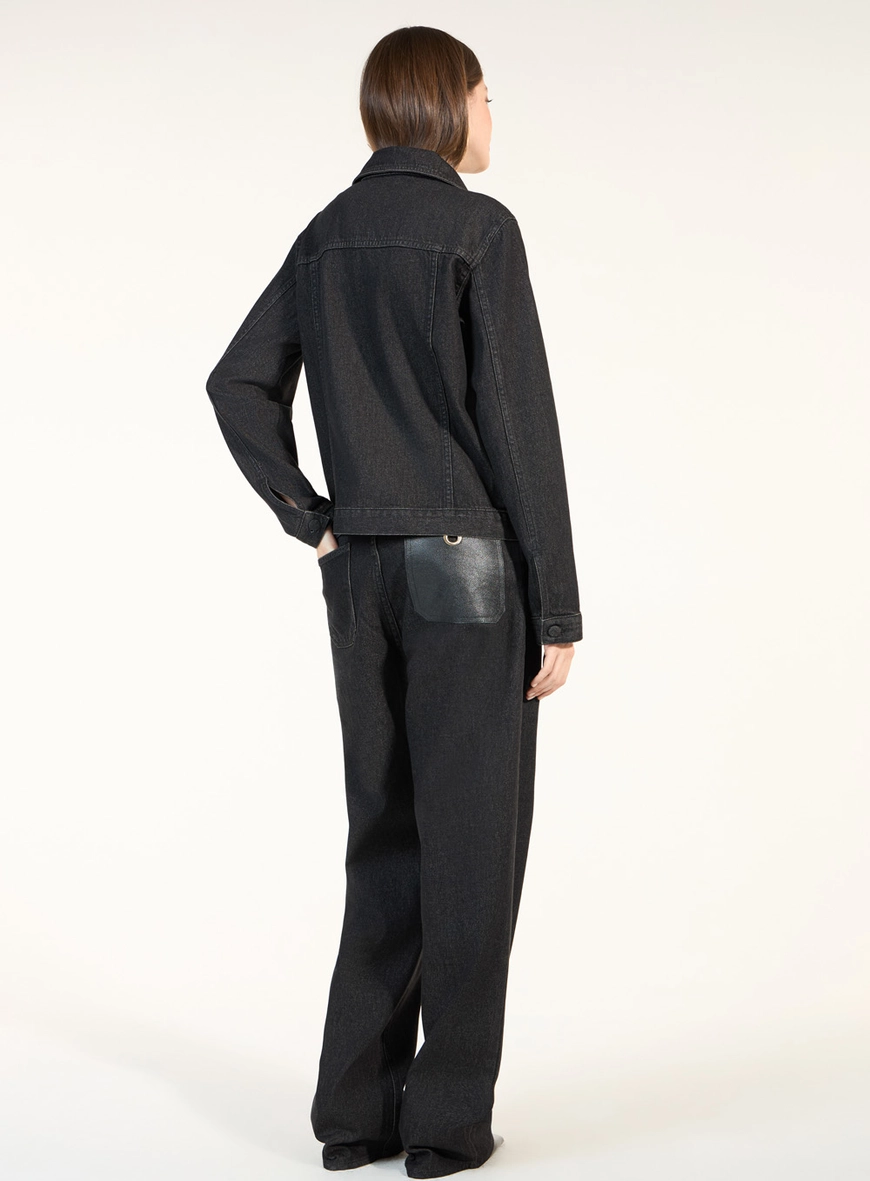 Calça Jeans Reta - Preto