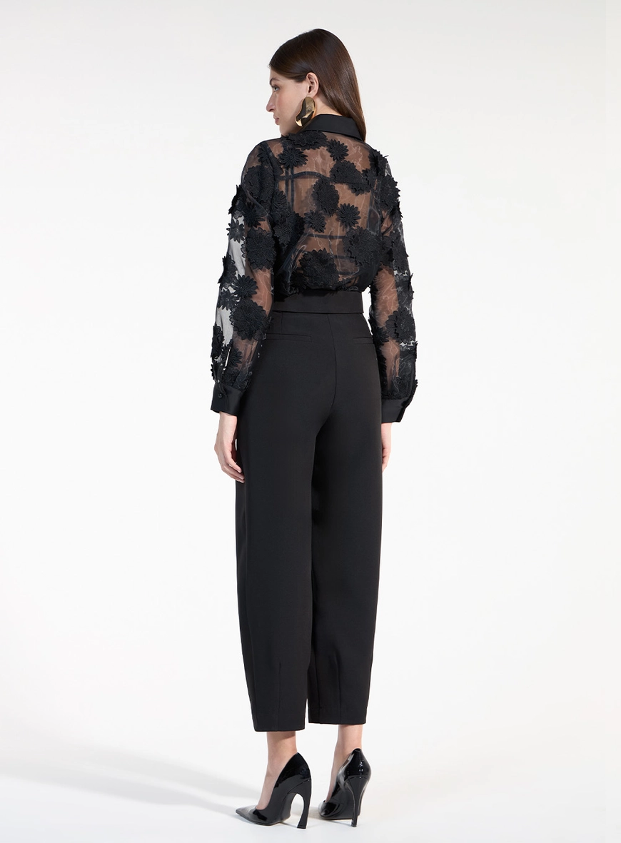 Calça Barrel - Preto