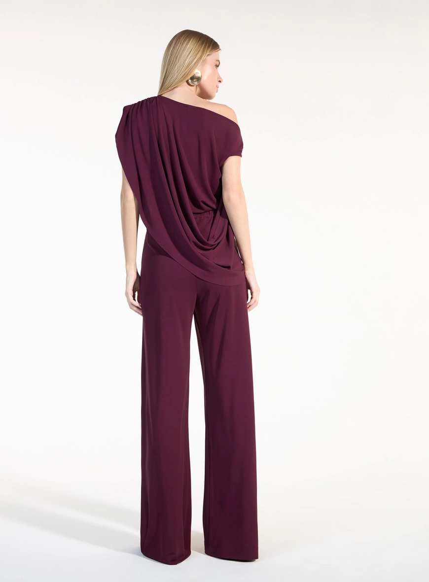 Conjunto Blusa E Calça - Bordô