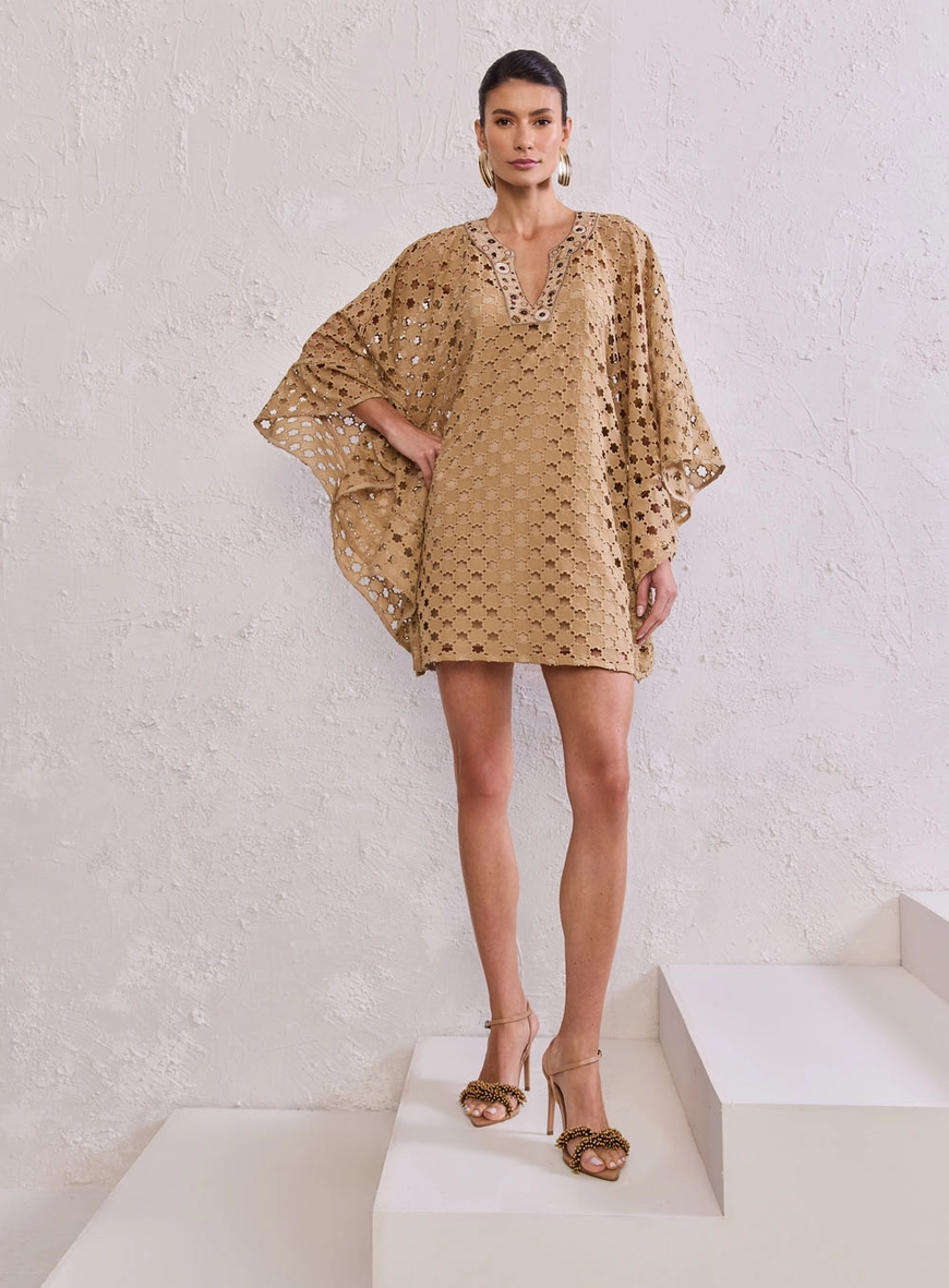 Vestido Túnica Bordado Artesanal