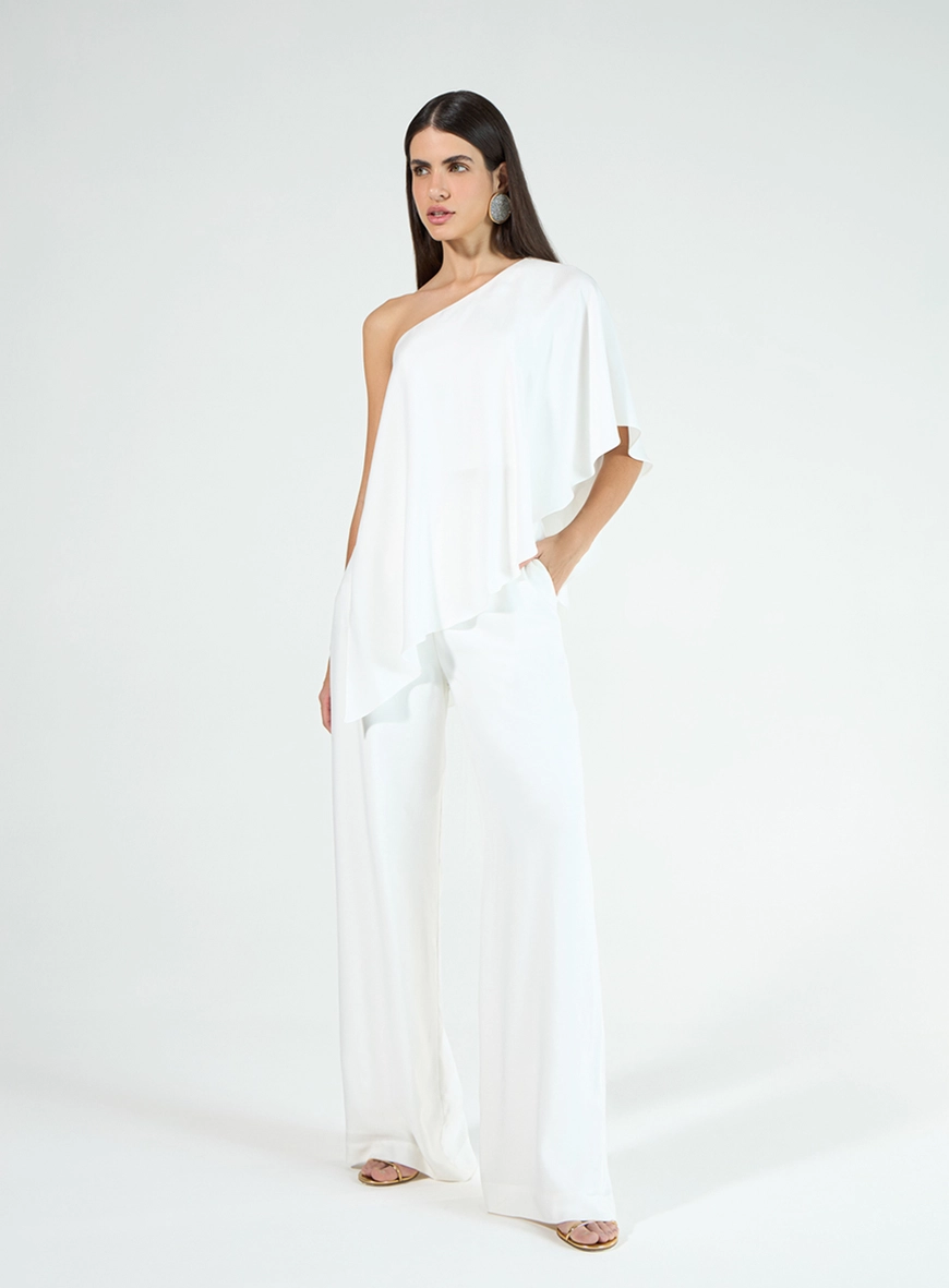 Conjunto Blusa Ombro Só E Calça