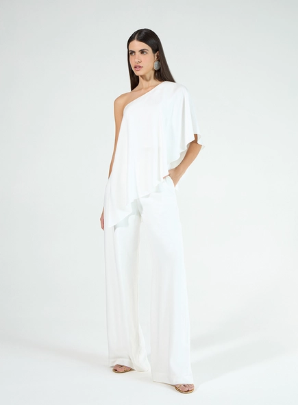Conjunto Blusa Ombro Só E Calça