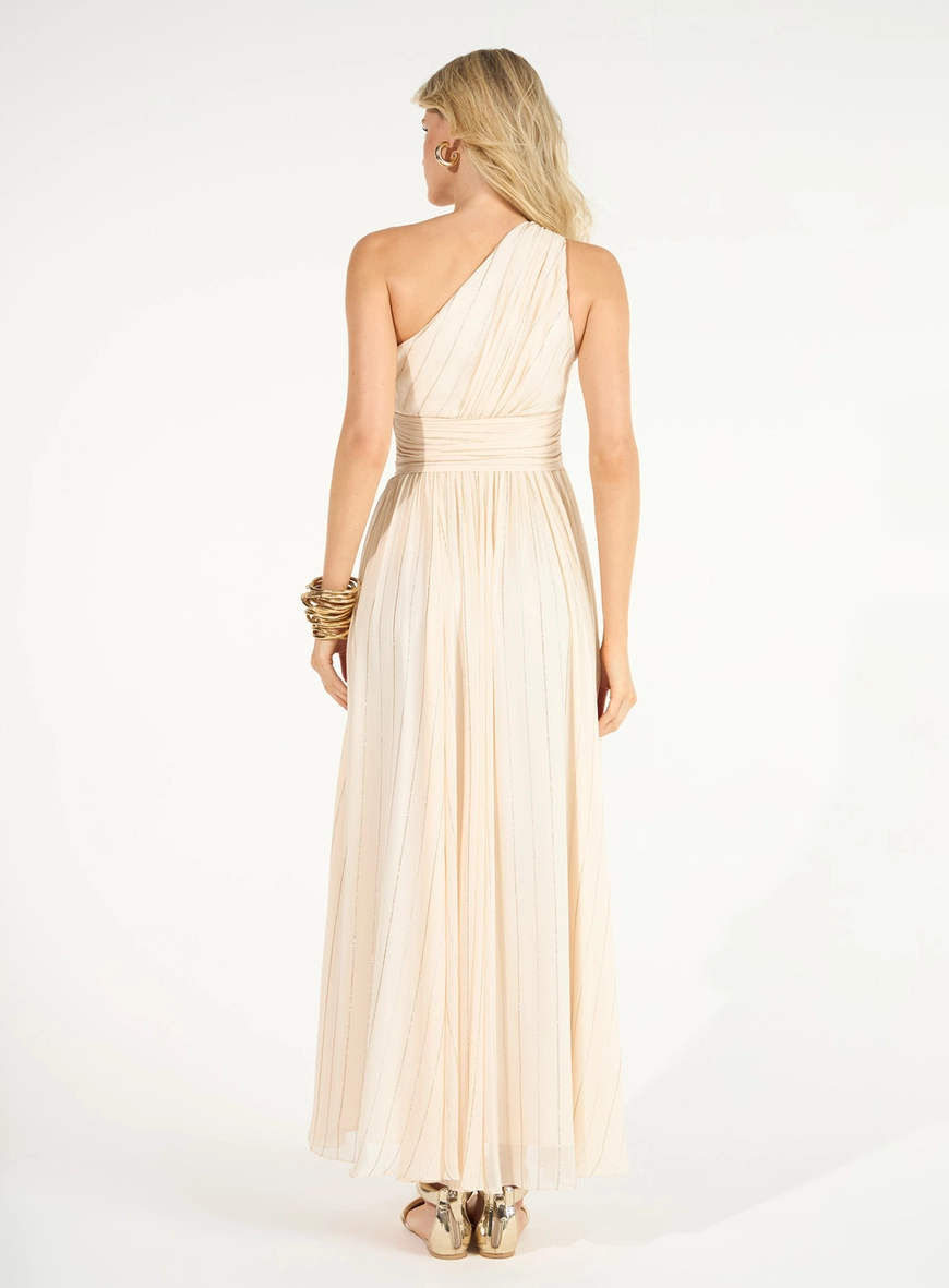 Vestido Maxi Midi Ombro Só Franzido