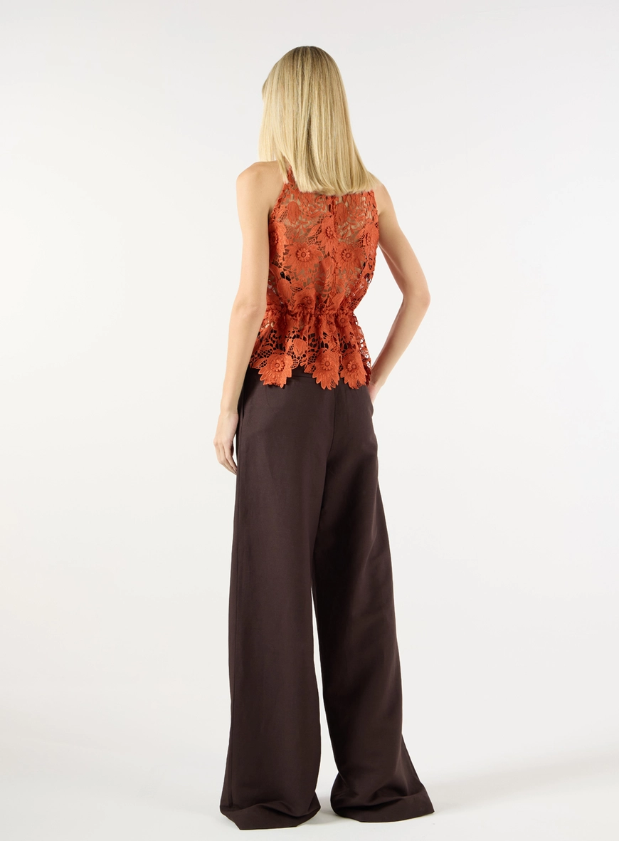 Blusa Guipure - Laranja