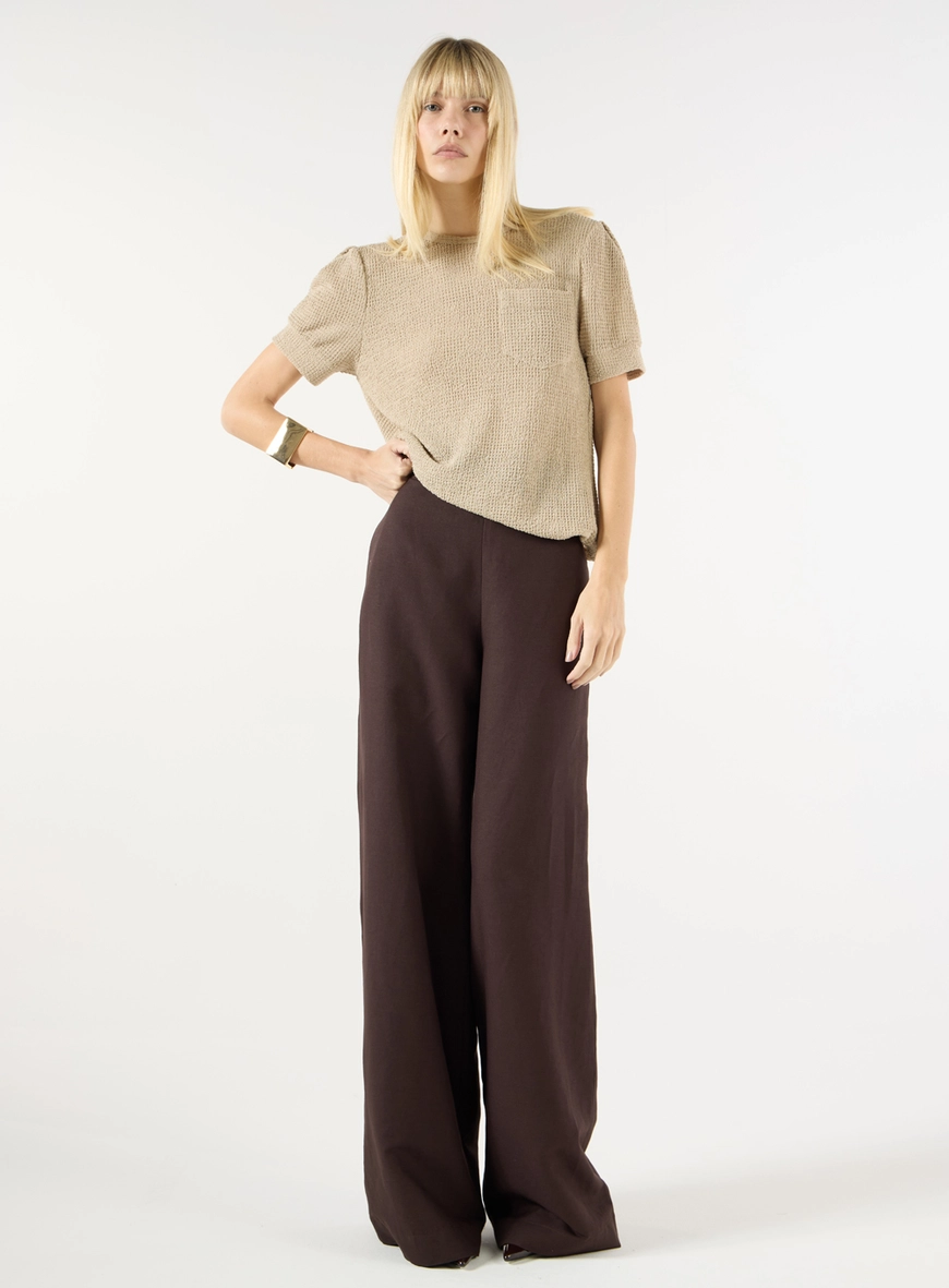 Blusa Tricot Detalhe Bolso