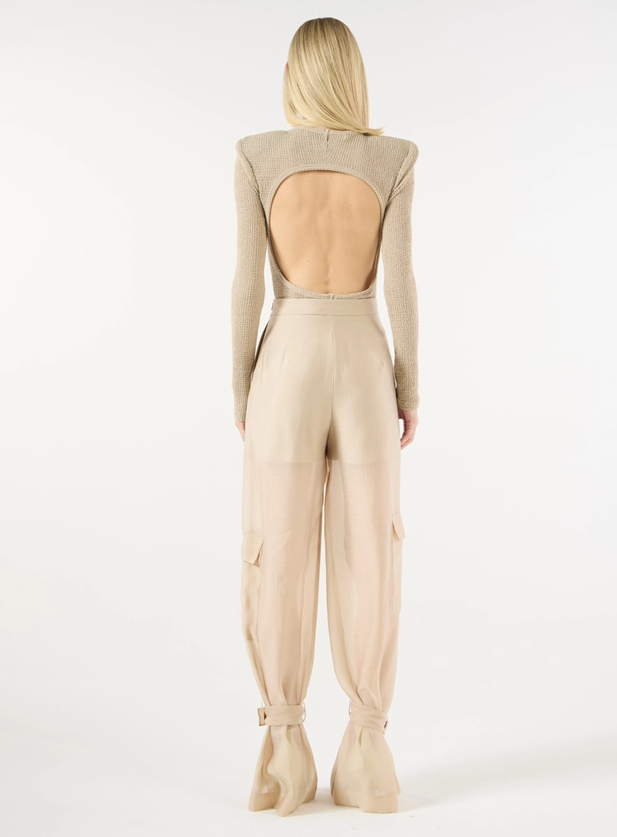 Body Tricot Manga Longa
