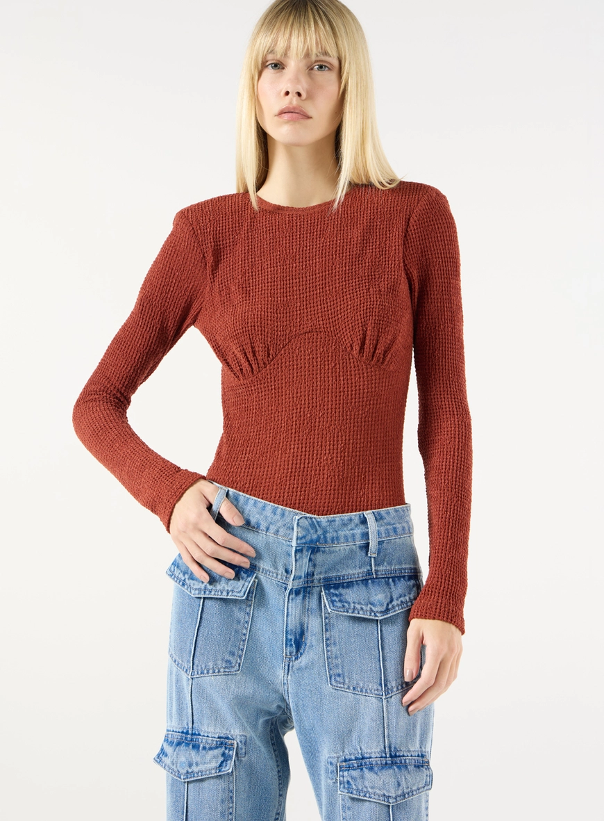 Body Tricot Manga Longa