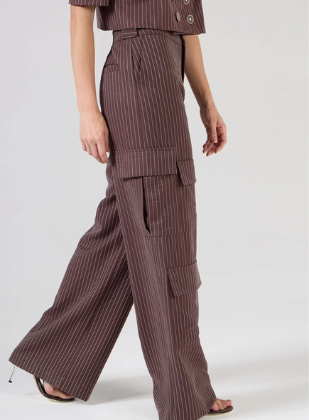 Conjunto Calça E Casaqueto Listras
