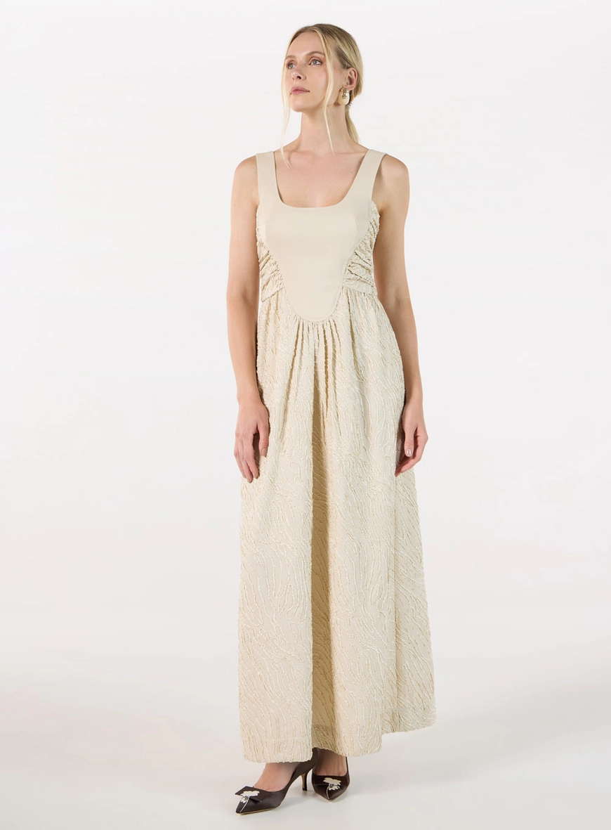 Vestido Midi Corpo Corset