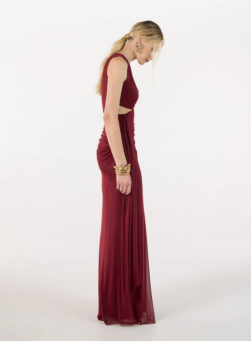 Vestido Longo Cut Out