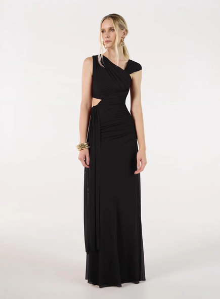 Vestido Longo Cut Out