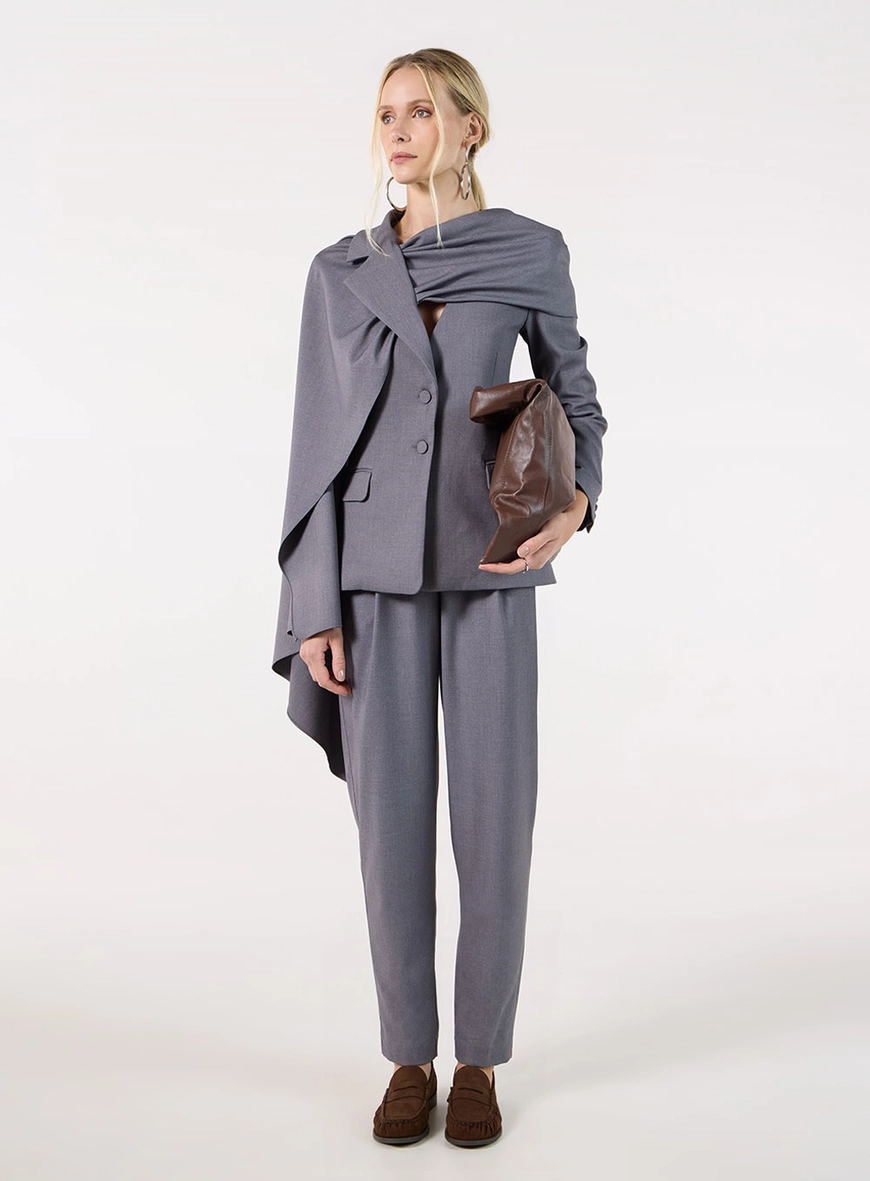Blazer Alfaiataria - Cinza