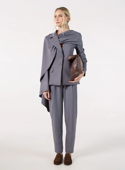 Blazer Alfaiataria - Cinza