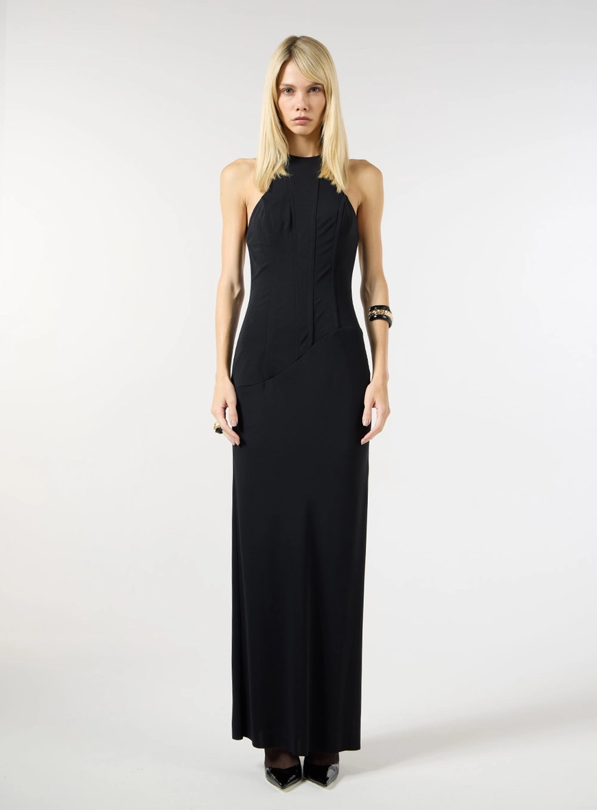 Vestido Longo Corselet - Preto