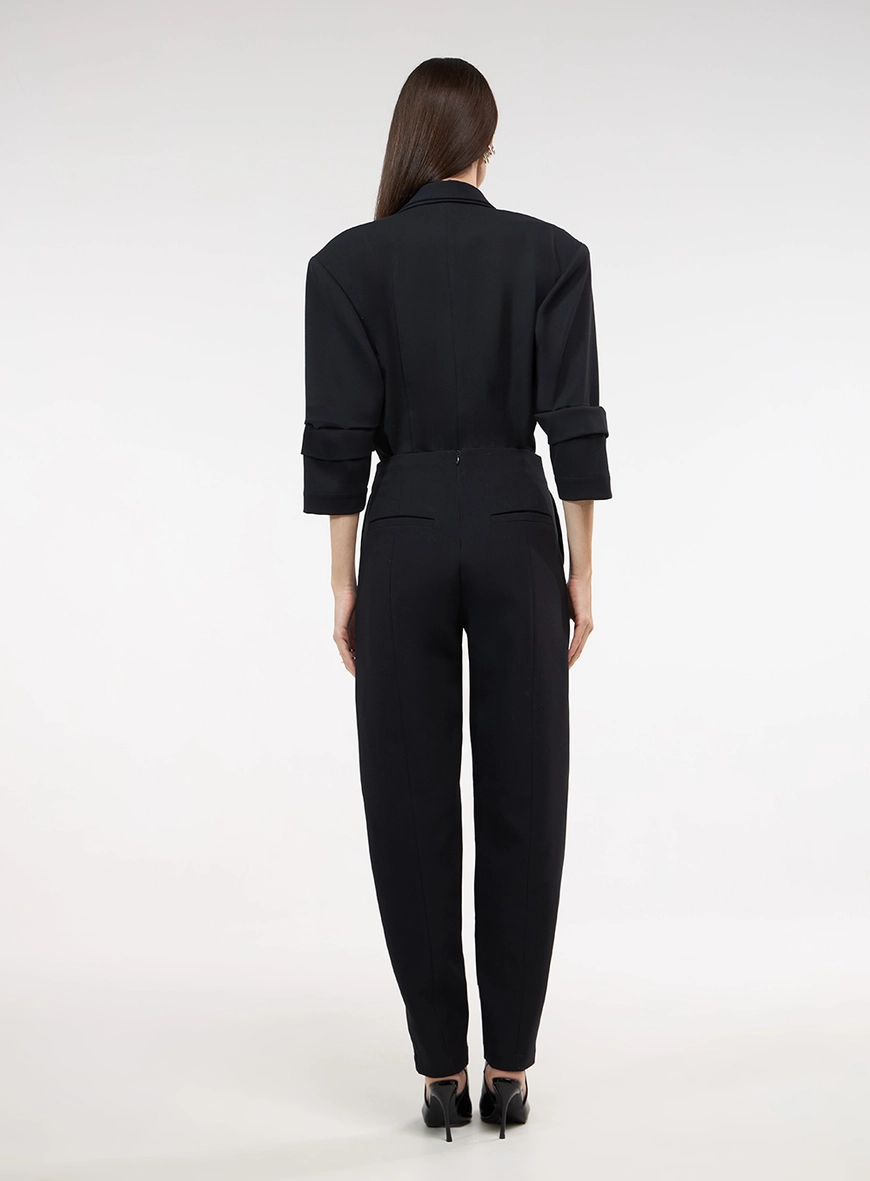 Calça Barrel Alfaiataria - Preto