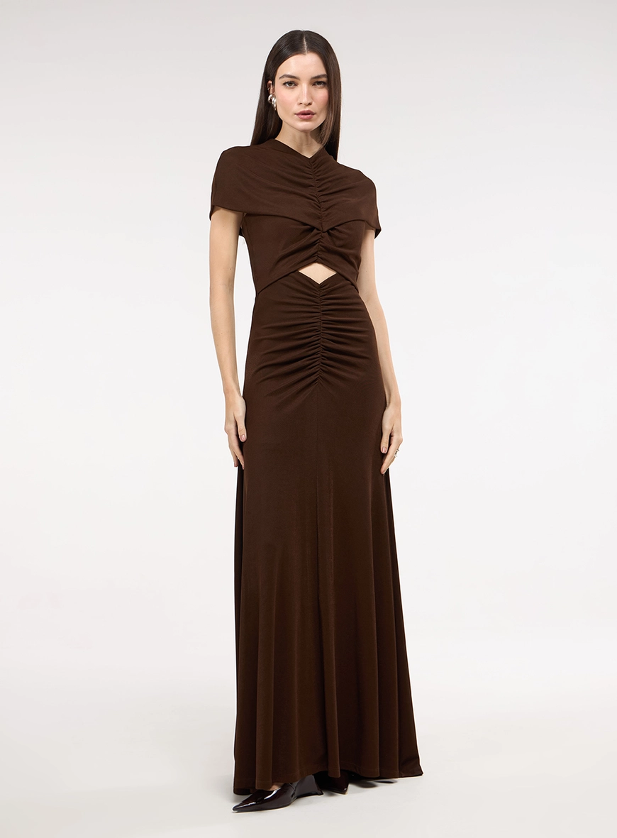 Vestido Longo Elegance Franzido