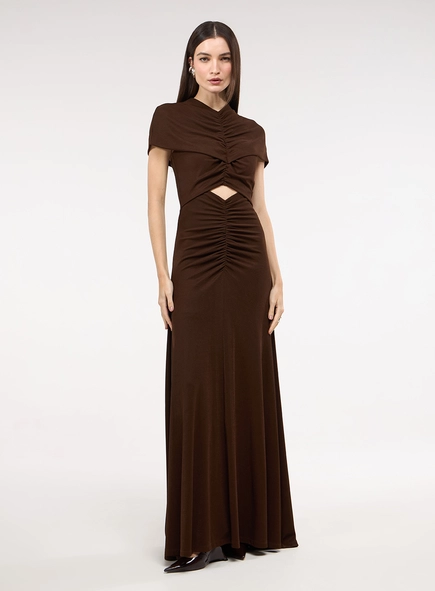 Vestido Longo Elegance Franzido